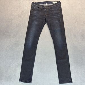 Rag & Bone Womens Jeans Size 28 Skinny Dark Wash Mid Rise Stretch Ankle